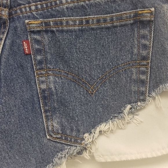 Vintage 550 Cut Off Denim Shorts - Picture 8 of 11